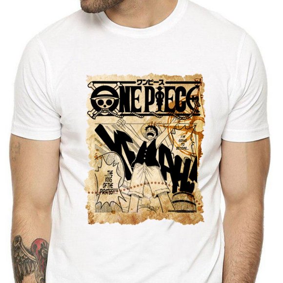 Monkey D Luffy King of The Pirates, One Piece T-Shirt - Picture 1 of 1